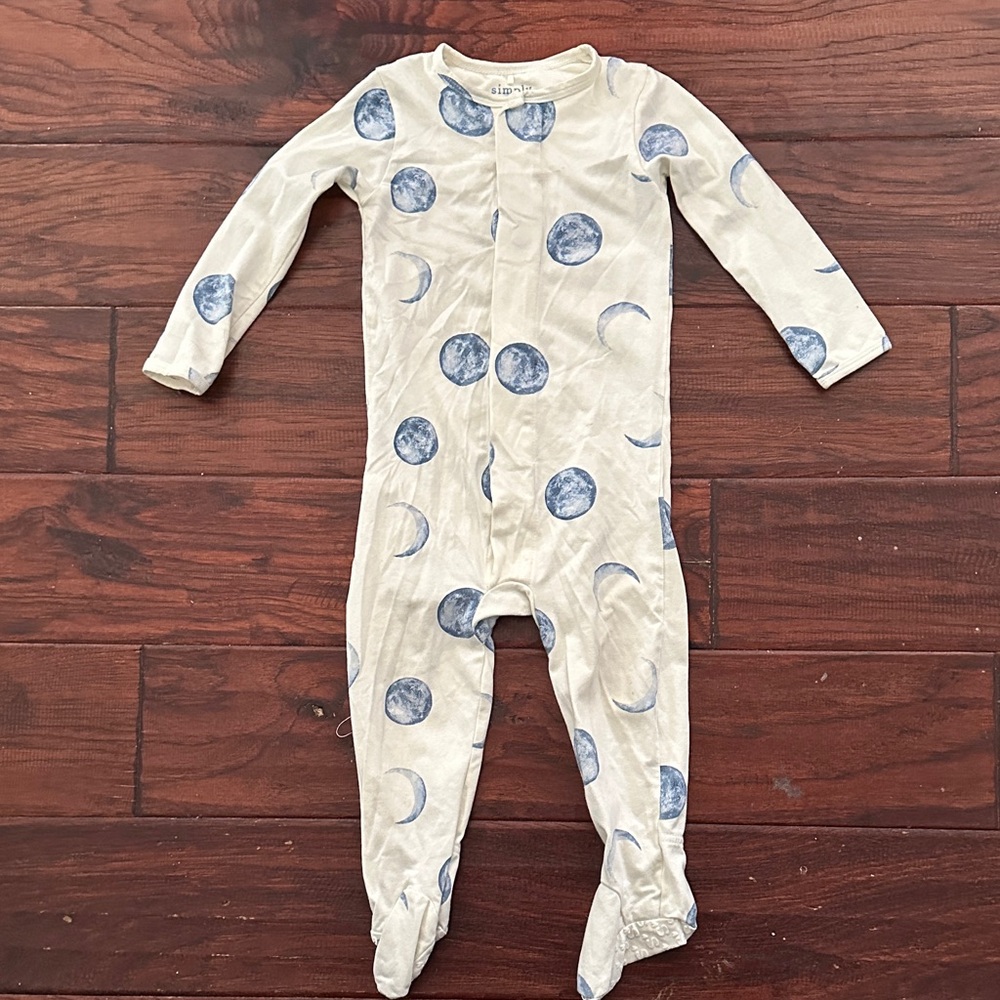 Moon Print Kids Bamboo One Piece